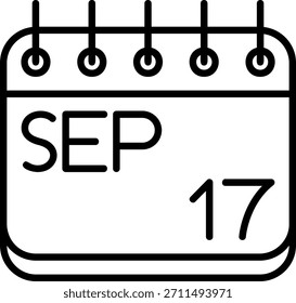 Icono de septiembre para su proyecto