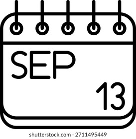 Ícone De setembro Para O Seu Projeto