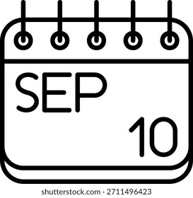 Icono de septiembre para su proyecto