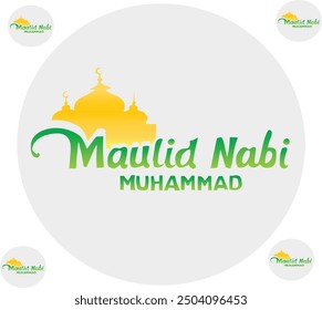 september is maulid nabi muhammad vector illustration. Good for banner, poster, greeting card, party card, invitation, template, advertising, campaign, and social media.