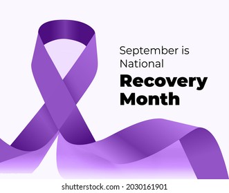 September National Recovery Month Vector Illustration Stock Vector ...