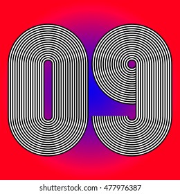 September. Number.  Color
