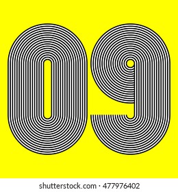 September. Number.  Color