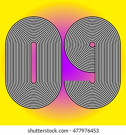 September. Number.  Color