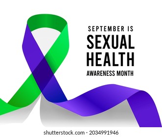 September Is Sexual Health Awareness Month. Vector Illustration On White Background