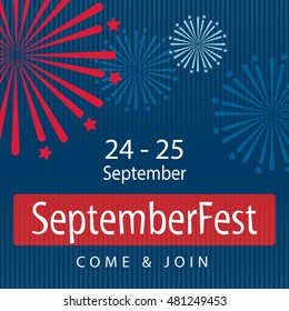 Septemberfest celebration banner design.