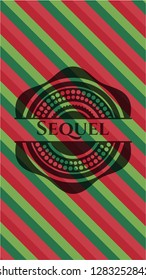 Sequel christmas badge.
