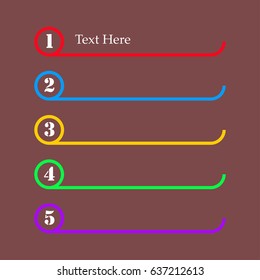 Sequence Rank Template Info Graphic Chart List