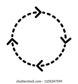 Sequential process icon