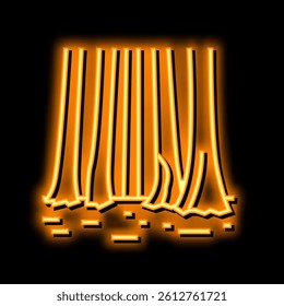 sequoia national park neon light sign vector. sequoia national park illustration