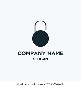 Sequrity logo icon design template vector illustration