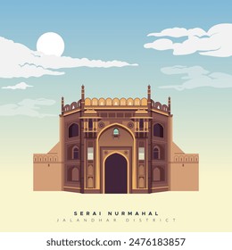 Serai Nurmahal  - near Jalandhar - Stock Illustration - Stock Illustration as EPS 10 File