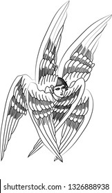seraph six-winged angel