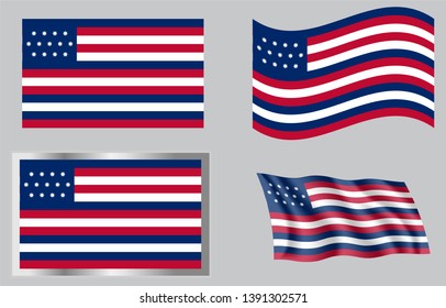 Serapis Flag of 1779 Historic Flag