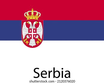 SERBIA FLAG DESIGN FOR SOCIAL MEDIA AND PRINT MEDIA.