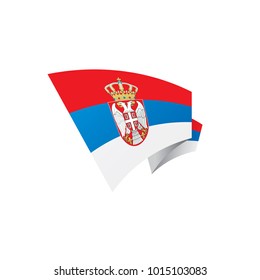 Serbia flag, vector illustration