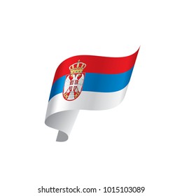 Serbia flag, vector illustration