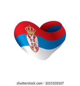 Serbia flag, vector illustration