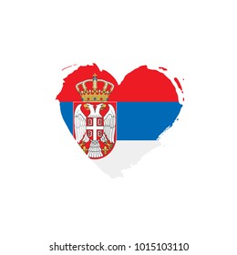 Serbia flag, vector illustration