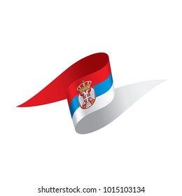Serbia flag, vector illustration