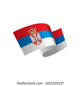 Serbia flag, vector illustration