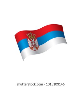 Serbia flag, vector illustration