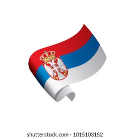 Serbia flag, vector illustration