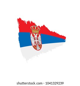 Serbia flag, vector illustration