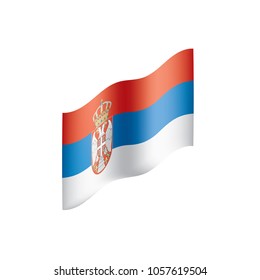 Serbia flag, vector illustration