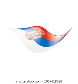 Serbia flag, vector illustration