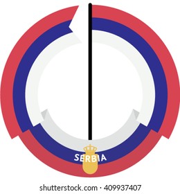 Serbia Flat Flags Icon