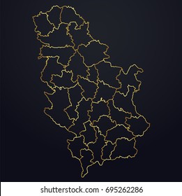 serbia map