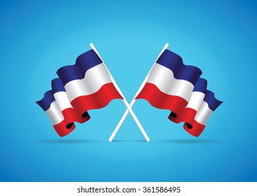 serbia and montenegro national flag