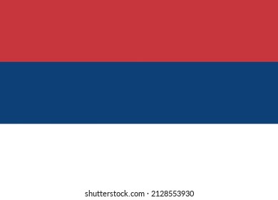Serbia official flag of country