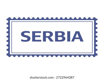 Sérvia carimbo vetor ícone em um fundo branco
Carimbo de correio vetorial sobre fundo branco