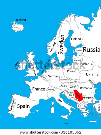 Time Zones Map Serbia Map Of Europe