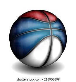 Serbian basket ball, vector 