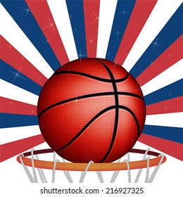 Serbian basket ball, vector 