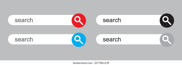 Serch bar icon. Browser window. User interface elements for mobile app. Vector EPS 10. Isolated on transparent background
 - Powered by Shutterstock - Get 15% off with code: PIKWIZARD15