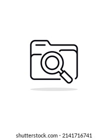 icono de búsqueda, para ilustración vectorial de colección de diseño gráfico y web, eps 10