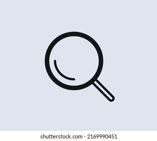 serch icon on white background
