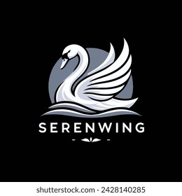 SEREN WING MASCOT LOGO DESIGN