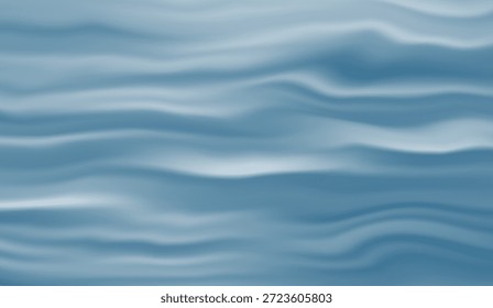 Serene abstrakte Hintergrund mit sanften wellenförmigen Wellen in hellblau, hellgrau, und weiß, Schaffung einer verträumten Unschärfe und weichen Farbverlauf, perfekt für modernes Design.