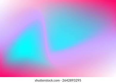 Um gradiente abstrato sereno com rosa pastel, azul e roxo