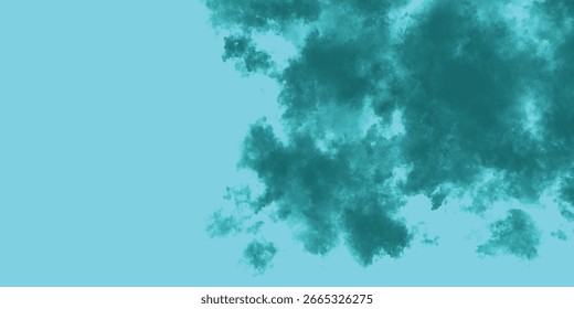 Serene abstract marine cloud texture in aqua tones

