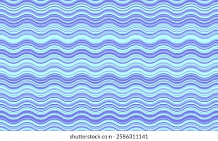 Serene abstract wavy pattern in calming pastel blue hues.  Perfect for website backgrounds, textile designs, or any project needing a soothing, flowing visual.