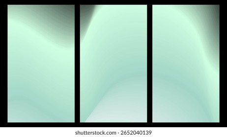 Serene Aqua Wave Gradient: Mezclas Tonales Suaves, Diseño Abstractas Moderno – Fondo Digital Calmante.