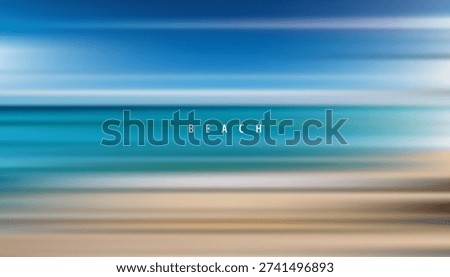 A serene and atmospheric background featuring a soft, blurred gradient inspired by a tranquil coastal shoreline. With its calming blue and sandy beige tones and smooth horizontal motion blur, this minimalist design is perfect for holiday-themed headers and seasonal marketing.