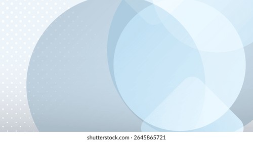 Serene Azure: Elegant Abstract Background with Soft Circular Shapes and Minimalist Style, Perfect for Modern Designs and Calming Visual Compositions with Dots