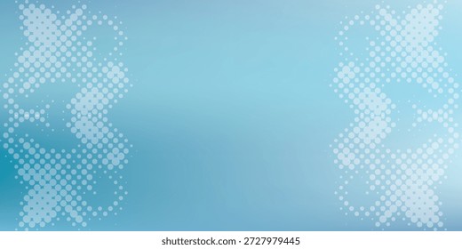 Um fundo azul sereno com uma delicada interação de padrões geométricos, criando um design contemporâneo e minimalista perfeito para várias aplicações digitais e de impressão.